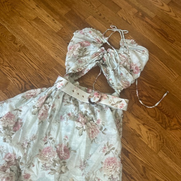 V. Chapman Cream Strapless Sundress for Weddings - Picture 5 of 10